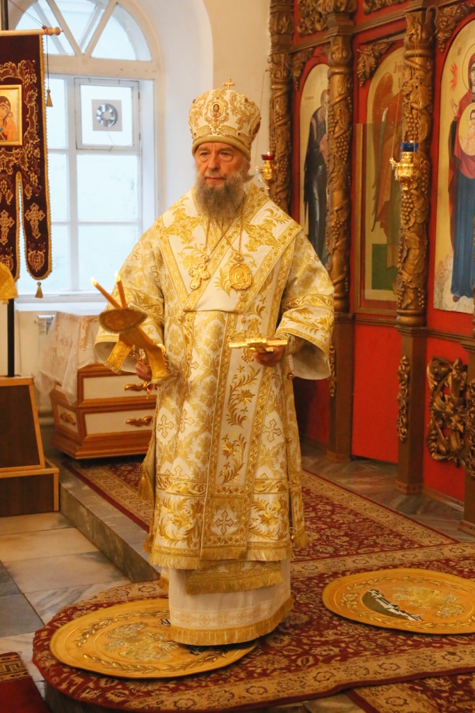 Литургия в Свято-Предтеченском храме при Саранской Духовной Семинарии